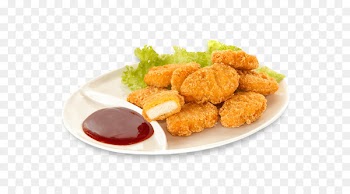 Chicken nugget Pizza French fries Fast food - tex mex 