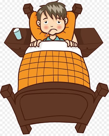 Child - Body temperature sick boy 