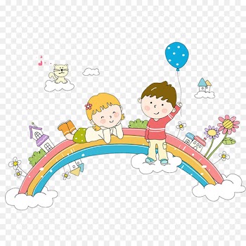 Child Cartoon Information Interactive whiteboard - rainbow 