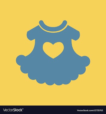 Child dress vector image