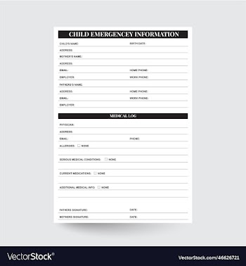 child emergency information