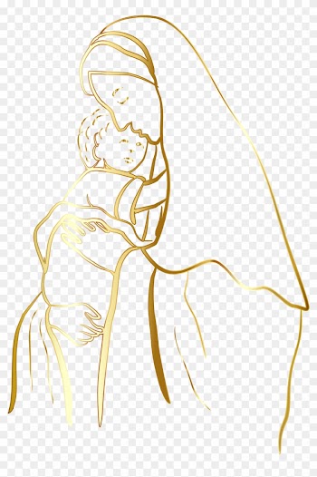 Child Jesus Desktop Wallpaper Religion Clip Art - Mother Mary No Background