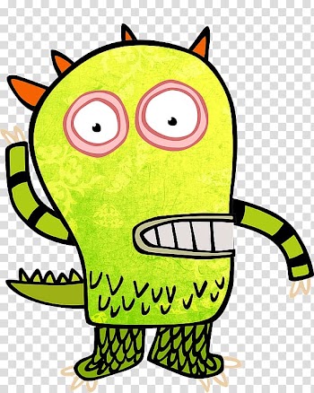 Child Monster , Big green monster transparent background PNG clipart