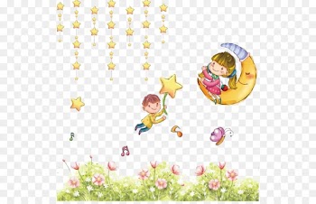 Child Moon - Fanciful child 