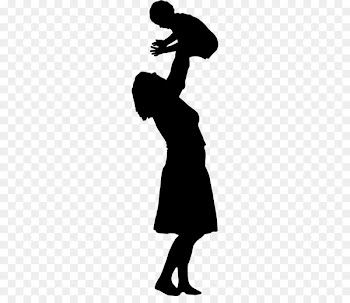 Child Mother Silhouette Clip art - child 