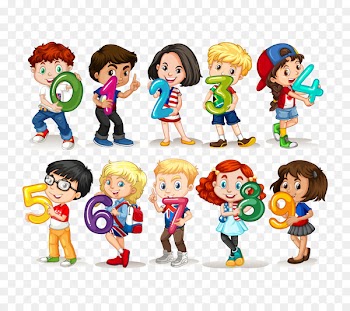 Child Number Stock photography Illustration - Vector number of children 