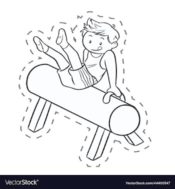 child playing and jumping