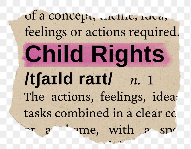 Child rights png word sticker, | Free PNG - rawpixel
