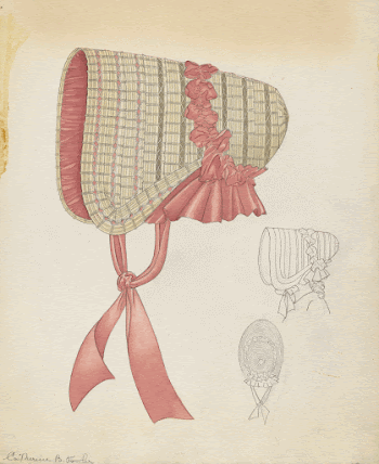 Child's Bonnet (c. 1937) by Catherine | Free Photo - rawpixel