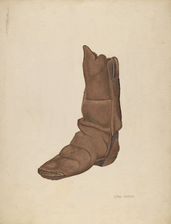 Child's Boot (ca. 1940) by LeRoy | Free Photo - rawpixel