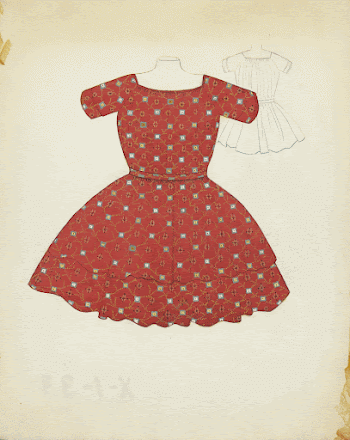 Child's Dress (1935&ndash;1942) by Esther | Free Photo - rawpixel