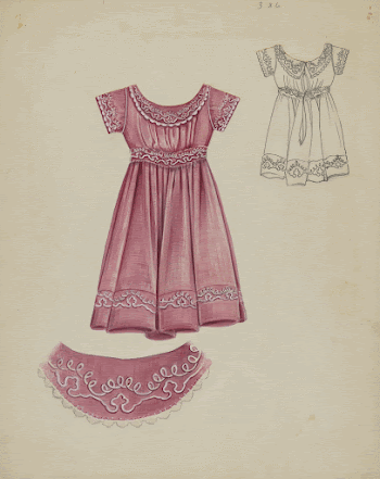 Child's Dress (ca. 1937) by Al | Free Photo - rawpixel