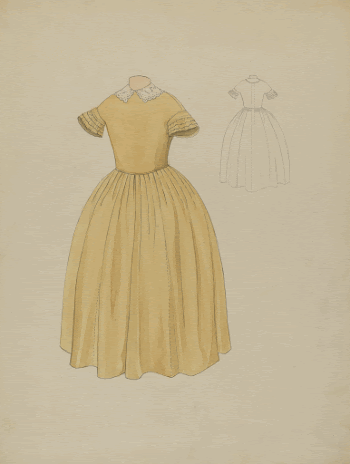 Child's Dress & Collar (ca.1936) | Free Photo - rawpixel