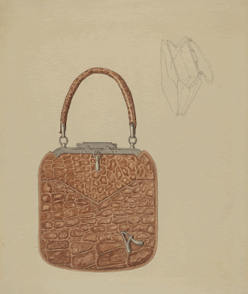 Child's Handbag, (ca. 1940) by Gladys | Free Photo - rawpixel