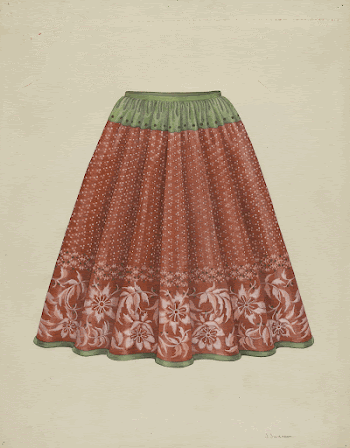 Child's Skirt (ca.1936) by Syrena | Free Photo - rawpixel