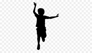 Child, Silhouette, Boy, Standing PNG