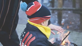 Child With Multi Colored Jacket