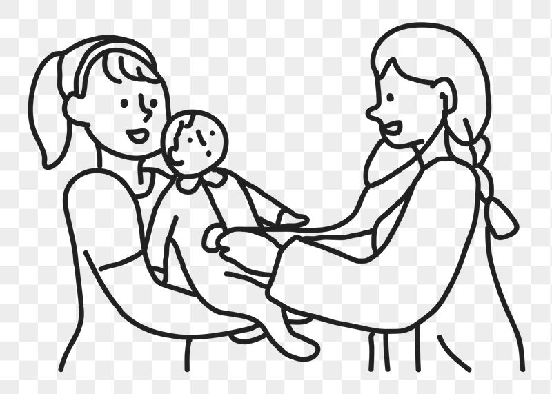 Childcare png sticker, health checkup, | Free PNG Illustration - rawpixel