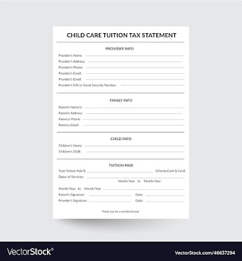 childcare tax statement