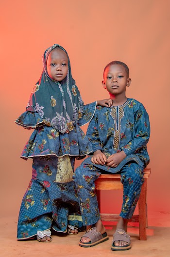 Children in Colorful Traditional Attire