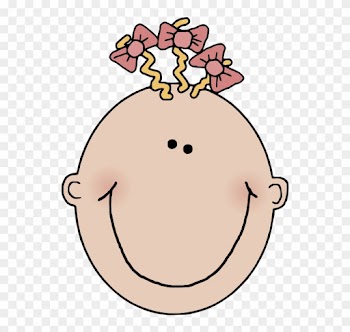 Children - Kaleidoscope - Baby Girl Clip Art