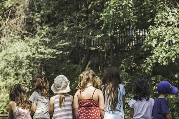 Children Lined Up
