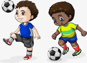 Children Playing Soccer, Soccer Clipart, Children, Play Football PNG ...