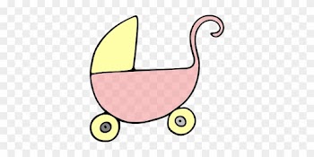 Children, Push, Cair, Baby Carriage - Baby Shower Clip Art