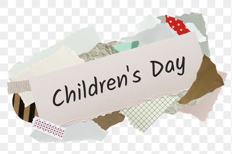 Children's day png word sticker, | Free PNG - rawpixel