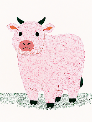 Children's Illustrated Beef Cattle