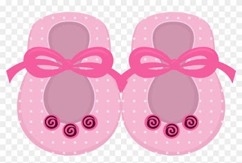 Children Shoes On White Background Royalty Free Cliparts, - Pink Baby Shoe Clipart