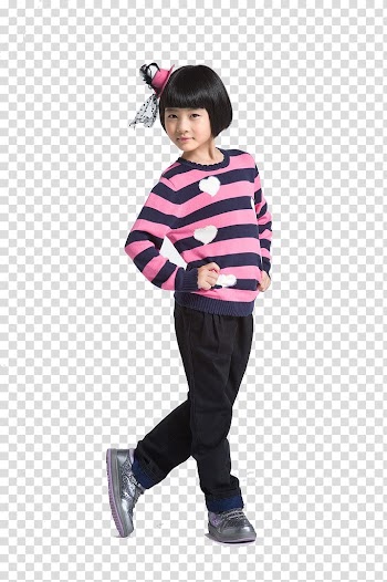 Children wear autumn transparent background PNG clipart