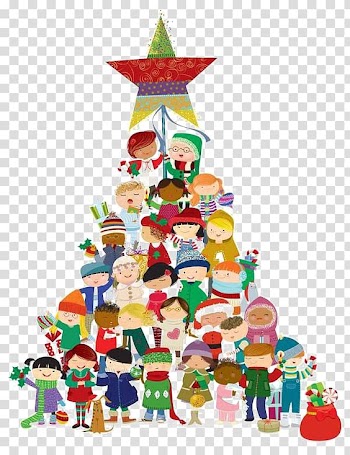 Childrens Christmas Choir Childrens Christmas Choir Christmas carol childrens choir, Cartoon children collection transparent background PNG clipart