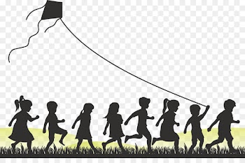 Childrens Day Kite - Children who fly kites 