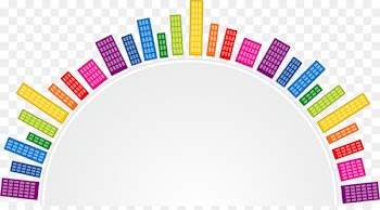Childrens Day Wish Happiness Wallpaper - Vector circular city 