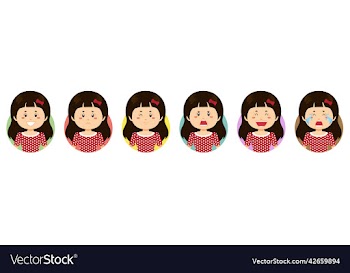 chile avatar with various expression