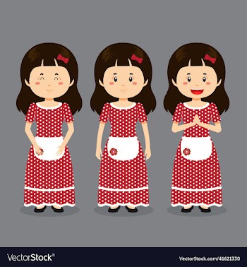 chile character with various expression