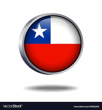 chile flag button