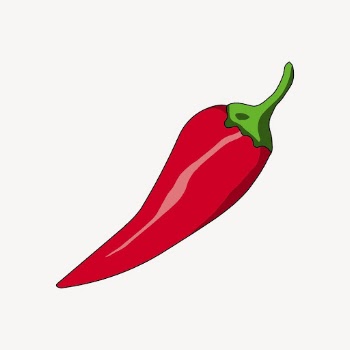 Chili clipart, vegetable illustration vector. | Free Vector - rawpixel