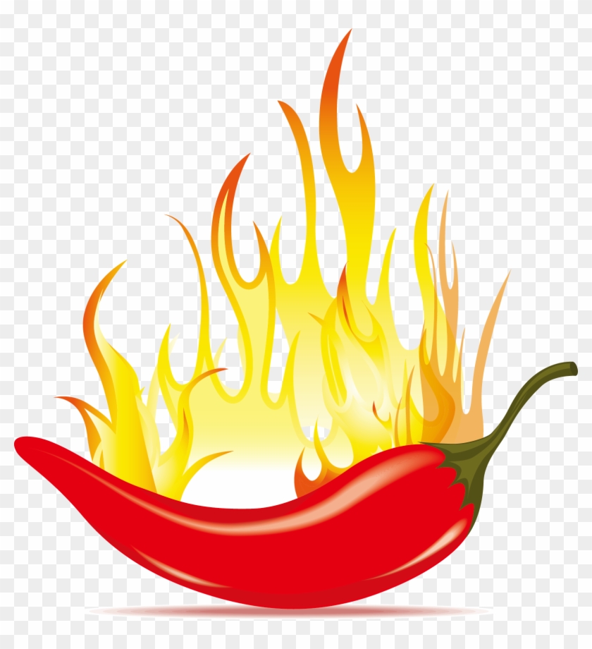 Chili Con Carne Chili Pepper Clip Art - Red Hot Chili Vector