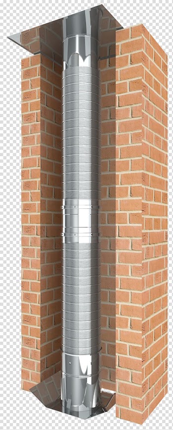 Chimney Stainless steel Pipe Fireplace, Flex transparent background PNG clipart