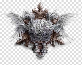 China Book u5c0fu8aaa Illustration, White-headed monster pattern wings transparent background PNG clipart
