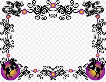 China Borders and Frames Chinese dragon Clip art - dragon zodiac 