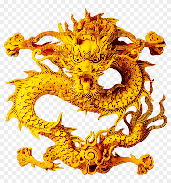 China Chinese Dragon Chinese Zodiac - Yellow Chinese Dragon Png ...