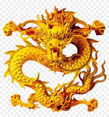 China Chinese Dragon Chinese Zodiac - Yellow Chinese Dragon Png