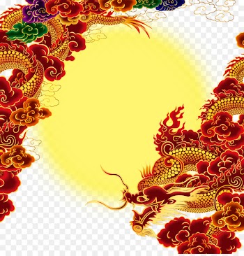 China Chinese dragon Mid-Autumn Festival - Dragon moon 