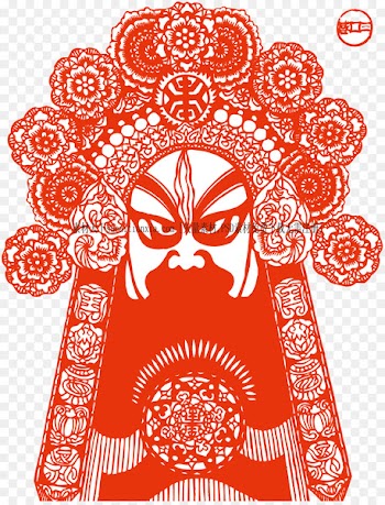 China Chinese paper cutting Peking opera Papercutting - Facebook 