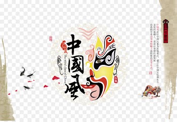 China Chinoiserie Peking opera Nail art - Chinese opera style elements 