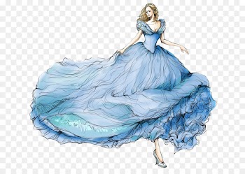 China Cinderella Dress Clothing - Cindy Cinderella Cinderella painted illustration 