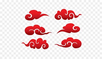 China Cloud - Chinese style red clouds clouds 